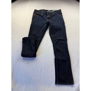 Volcom Vorta Slim Straight Jeans Mens Size 31 Blue Dark Wash Denim Pockets